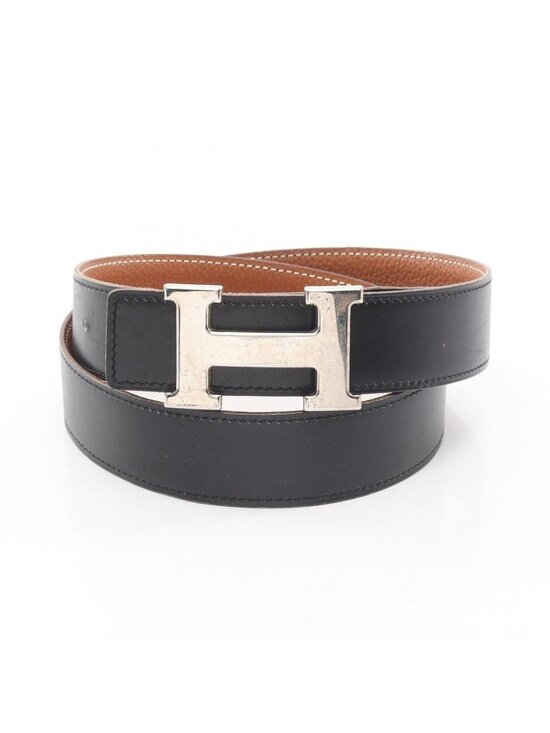 Hermes Belt Constance Reversible Black Leather main image 5